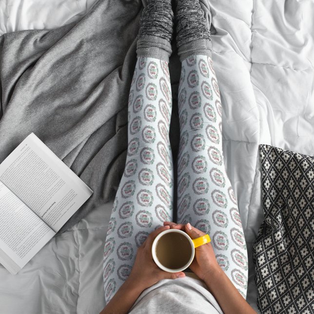 God jul Christian Faith Wandan Mönster Leggings (Skapare uppladdad)