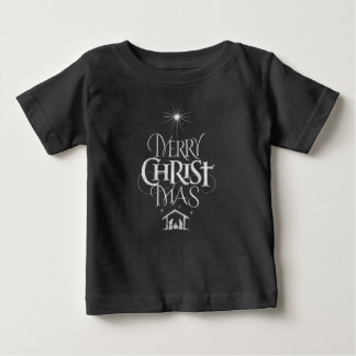 God jul Christian jul Black Chalk Tee Shirt