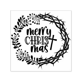 God jul Christian Worship Wandan Självfärgande Stämpel