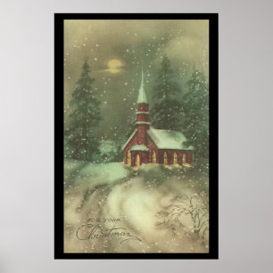 God jul Church Poster