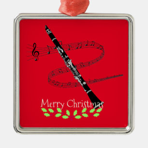 God jul Clarinet Julgransprydnad Metall