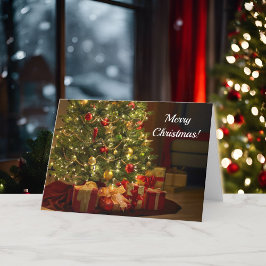 God jul Classic Design Anpassa Namn Helgkort
