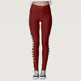 God jul Classic Red vin Leggings