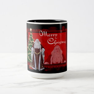 God jul Classic Santa Designad Coffee Mugg