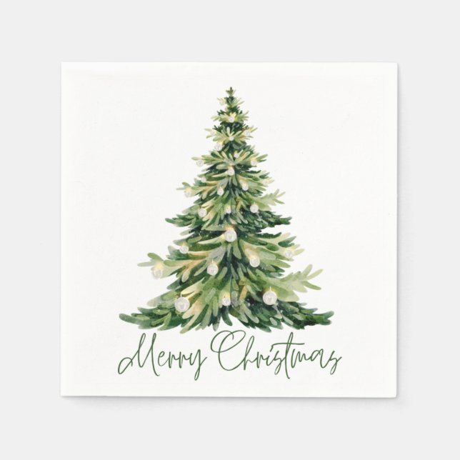 God jul Cocktail Napkins Pappersservett (Framsidan)