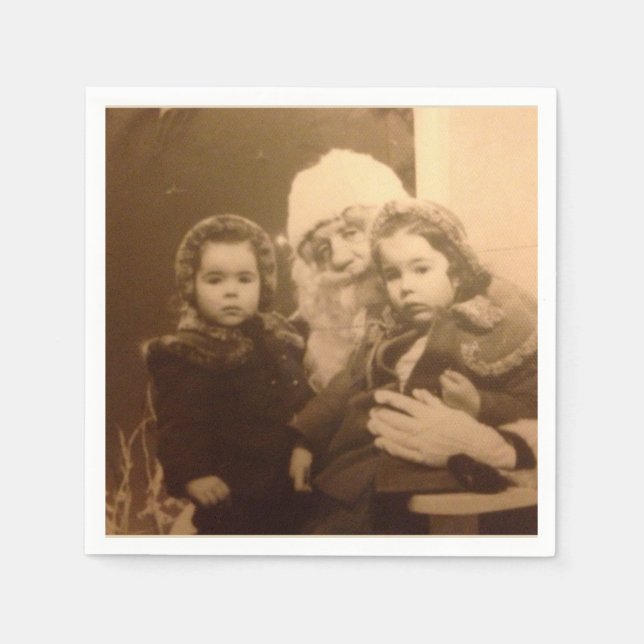 God jul? Cocktail Papper Napkins Pappersservett (Framsidan)