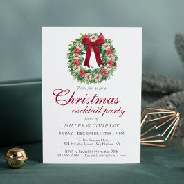 God jul, Cocktail Party, korpral jul Party Inbjudningar