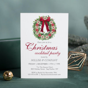 God jul, Cocktail Party, korpral jul Party Inbjudningar