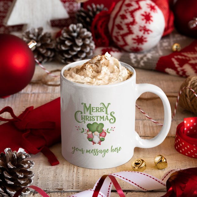 God jul Coffee Mugg Personlig Gift (Merry Christmas Coffee Mug Personalized Gift)