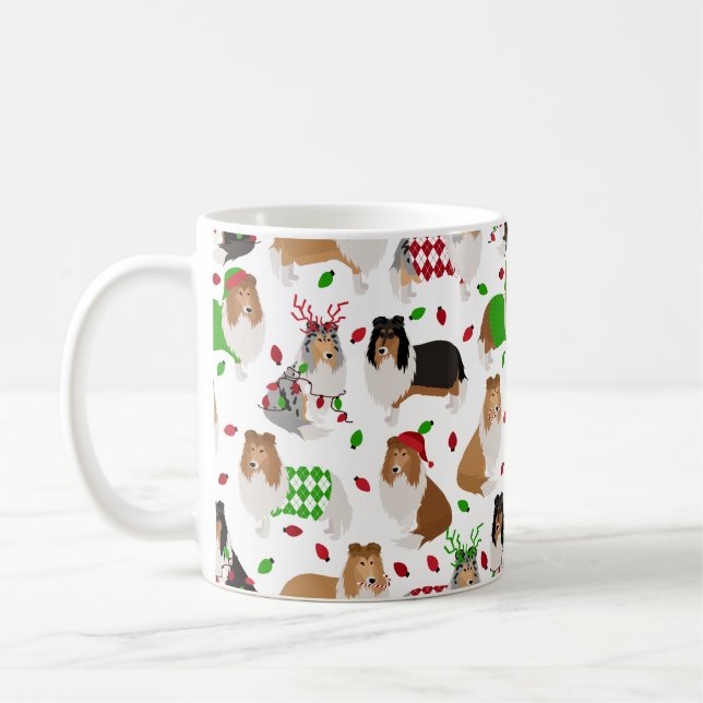 God jul, Collie Coffee Mugg (Vänster)