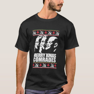 GOD JUL COMRADE Ugly Julafton Sweater Marx Le T Shirt