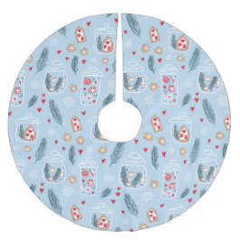 God Jul Cookie Burk Nordic Scandi Julgransmatta Borstad Polyester