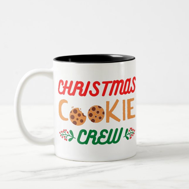 God jul, Cookie Crew Två-Tonad Mugg (Vänster)