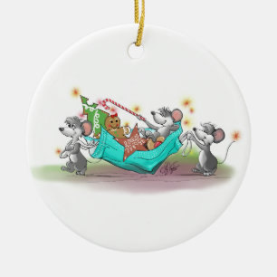 God Jul Cookie Heist Julgransprydnad Keramik