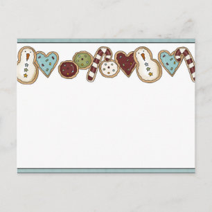 God jul Cookie Helg Vykort