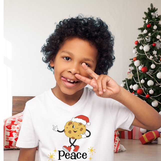 God jul Cookie Kids T-Shirt (Skapare uppladdad)