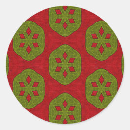 God jul Cookie Runt Klistermärke