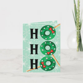 God jul Cookies Funny Ho Ho Ho Helgkort