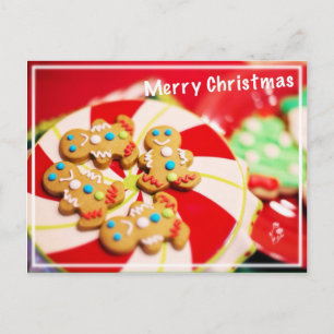 God jul Cookies Helg Vykort