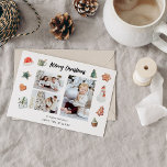 God jul Cookies & Treats Multi Photo<br><div class="desc">Skicka ett julkort i roligt med ditt God jul Cookies & Treats Multi Photo Card.</div>