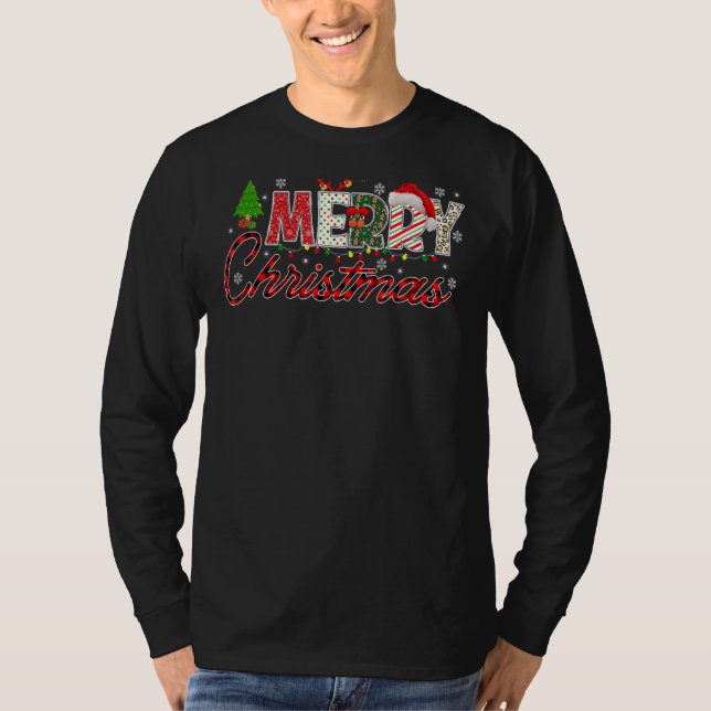 God jul Coola Matchande familjejul för  T Shirt (Framsida)