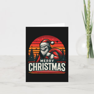 God jul Coola Santa Bigfoot Ho! Ho! Ho! Kort
