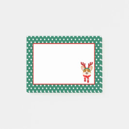 God jul Corgi Hund Post-it Notes