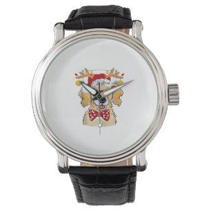 God jul Costume Reindeer Cute Santa Beagle Armbandsur