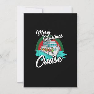 God jul Cruise Pajama Coola X-Mas Vacation Inbjudningar