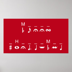 God jul Cryptogram Poster