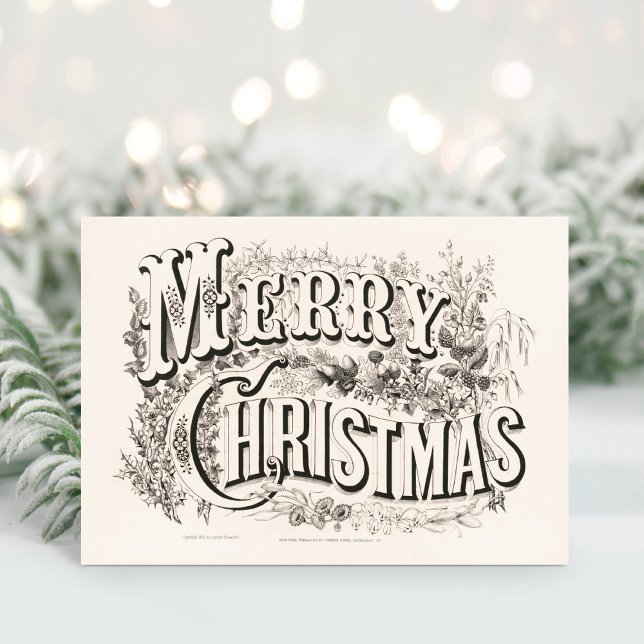 God Jul | Currier & Ives Helgkort (Skapare uppladdad)