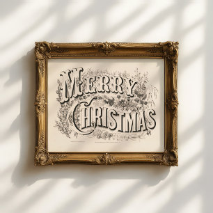 God jul   Currier & Ives Poster