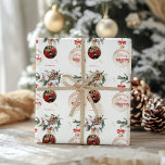 God jul Cute Dekoration Boll Photo Presentpapper<br><div class="desc">God jul Cute Dekoration Boll Photo Wrapping Papper (</div>