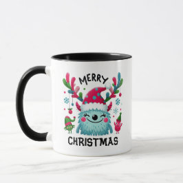 God jul Cute Fluffy Mugg