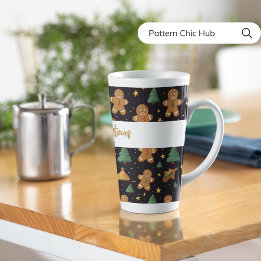 God jul Cute Gingerbröd Gräs Träd stjärna