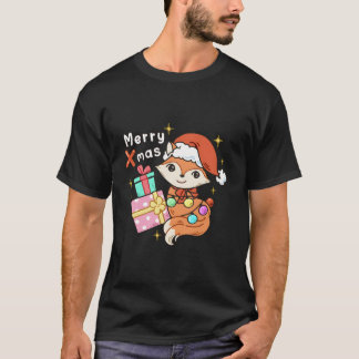 God jul Cute Helgdag Design T Shirt