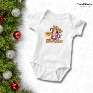 God jul Cute Hett Chocolate Mugg Family T Shirt