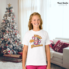 God jul Cute Hett Chocolate Mugg Family T Shirt