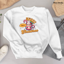 God jul Cute Hett Chocolate Mugg Family