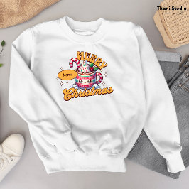 God jul Cute Hett Chocolate Mugg Family T Shirt