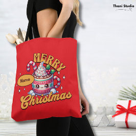 God jul Cute Hett Chocolate Mugg Family Tygkasse