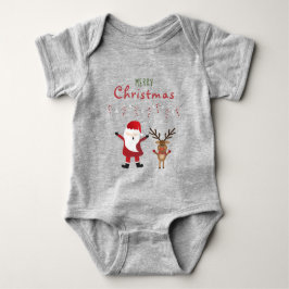 God jul Cute Jultomten Reindeer T Shirt