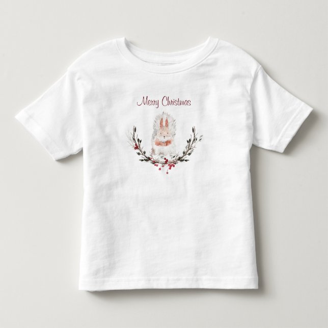 God jul Cute Kids Childrens T Shirt (Framsida)
