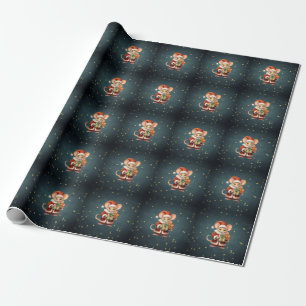 God jul Cute Mouse Presentpapper