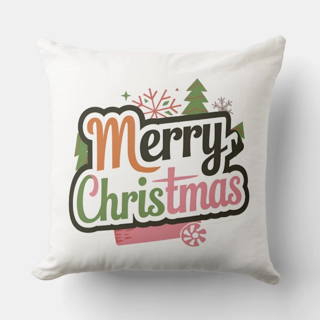 God jul Cute New Model: För försäljning Kudde (Framsida)