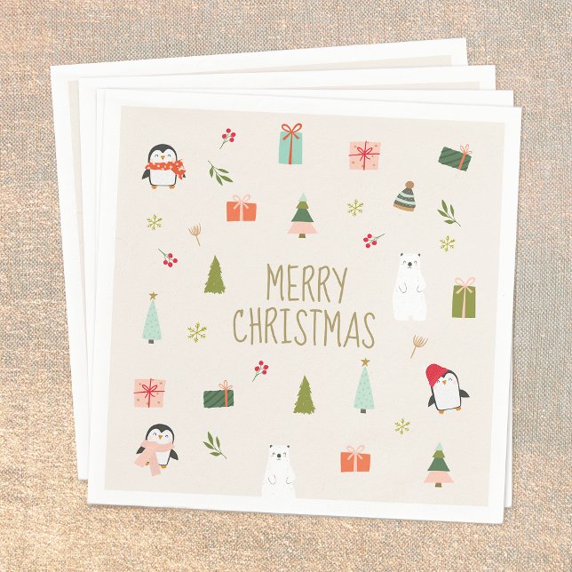 God jul, Cute Pappersservett (Skapare uppladdad)