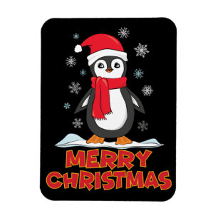 God jul Cute Penguin Magnet
