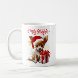 God jul - Cute Puppy - Kaffemugg