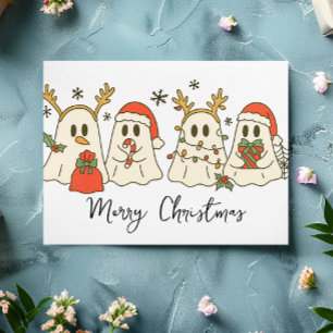 God jul Cute Spöken Kort