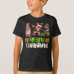 God jul dabbing Santa Gnomes Dino Christma T Shirt<br><div class="desc">God jul dabbing Santa Gnomes Dino jul</div>